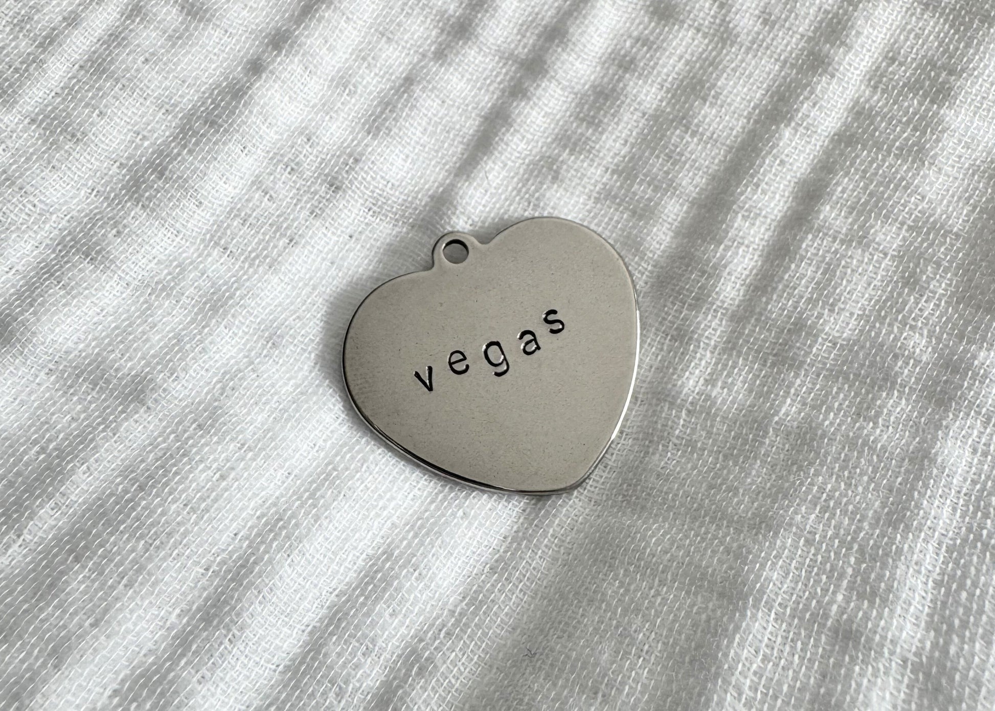 Médaille coeur inox