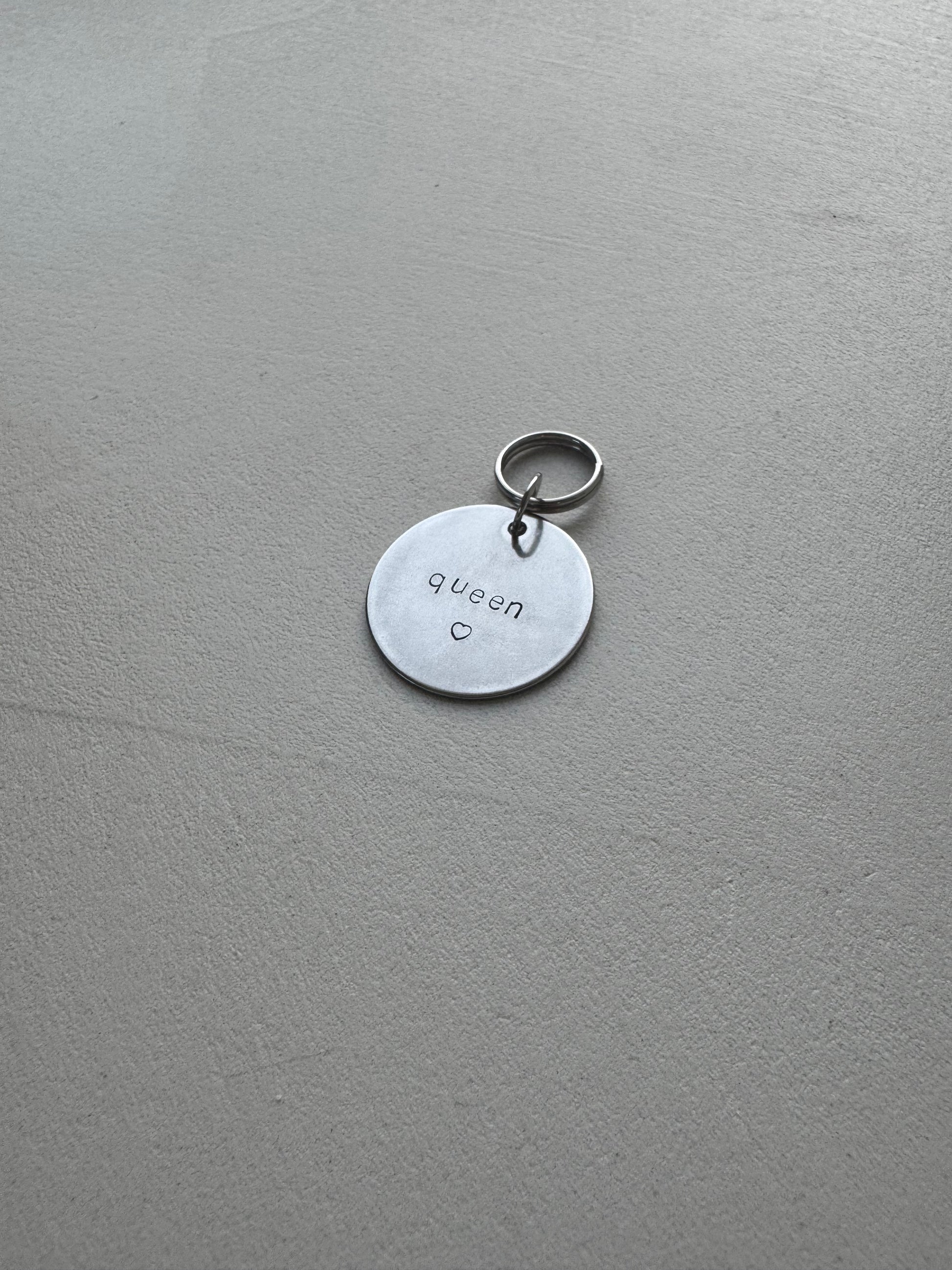 Médaille personnalisée FEROCE ronde en inox
